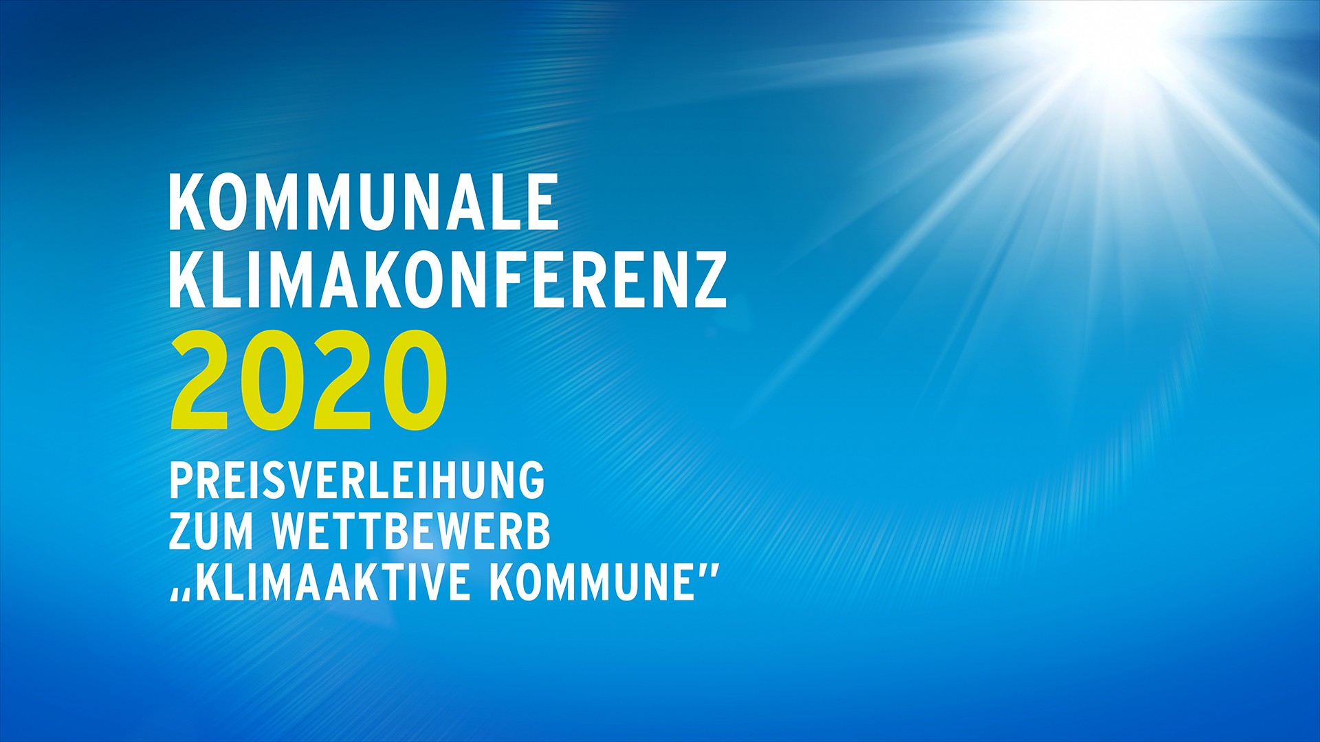 Logo Kommunale Klimakonferenz 2020