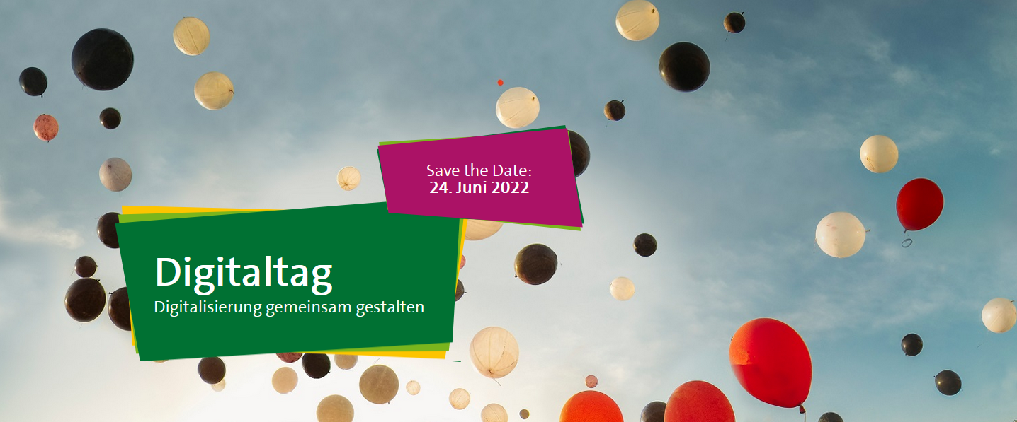 Save the Date Flyer für den Digitaltag 2022
