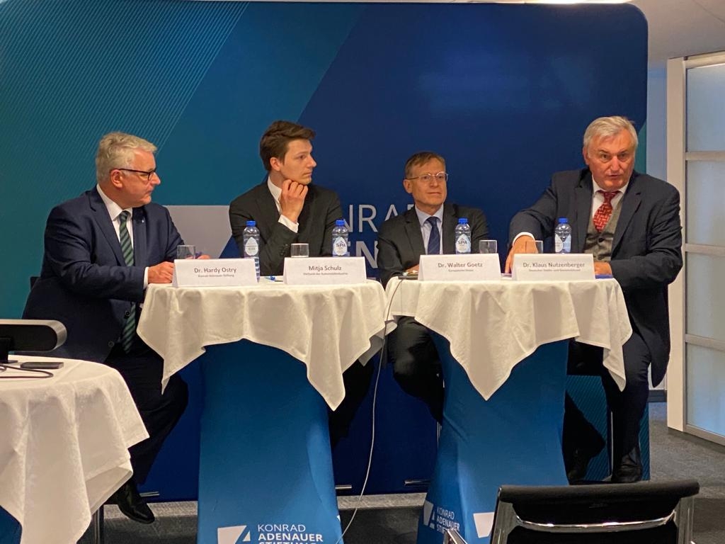 Veranstaltung der Europabüros von DStGB und Konrad-Adenauer-Stiftung am 04.07.2023 in Brüssel
