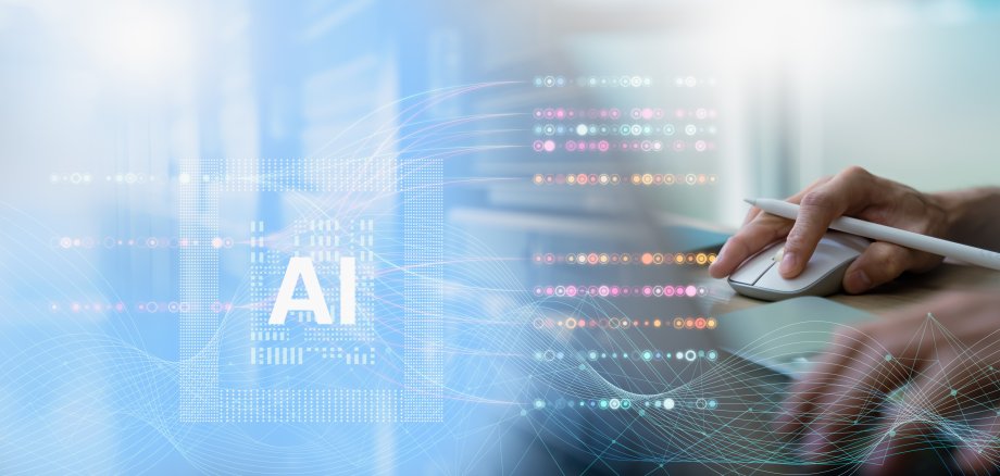 Darstellung einer Bannergrafik für innovative Technologien wie digitales Wellensignal, 6G, autonome KI-Agenten, Smart-City-Infrastruktur und Cloud-Computing-Schnittstelle.