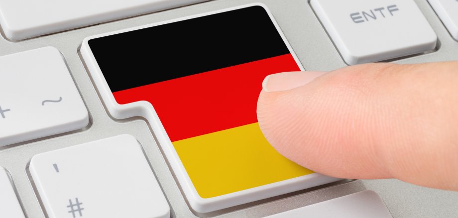 Tastatur mit Flagge - Deutschland Tastatur mit Flagge - Deutschland