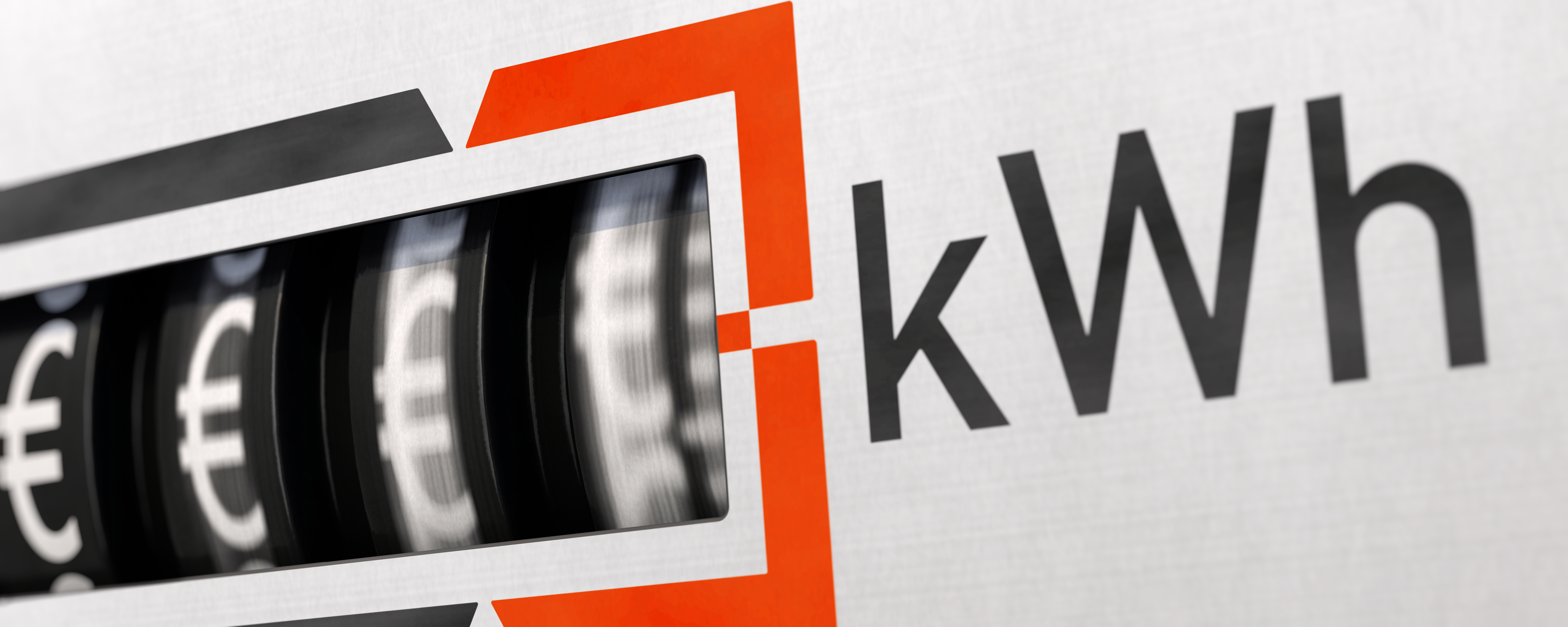 Stromkosten - Stromzähler dreht sich schnell