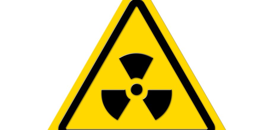 Warnschild Gelb Nuclear Fallout