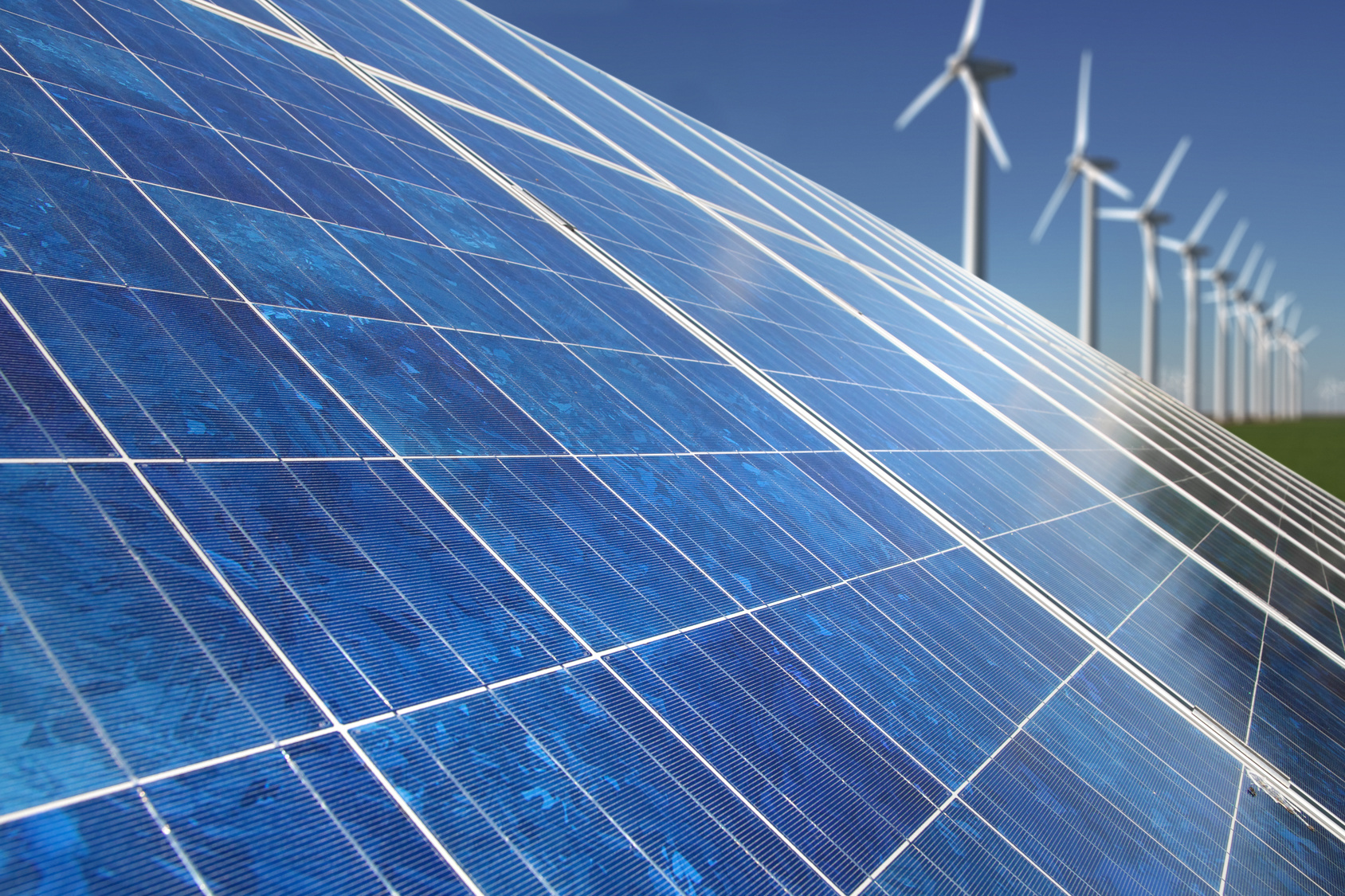 Energiemix Sonne und Wind