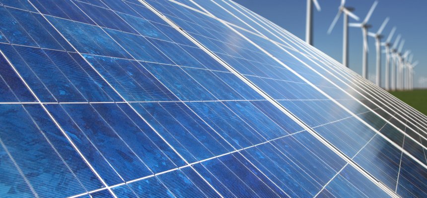 Energiemix Sonne und Wind