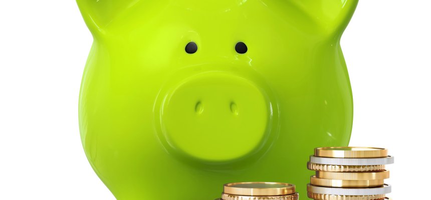 Sparschwein und Geld
