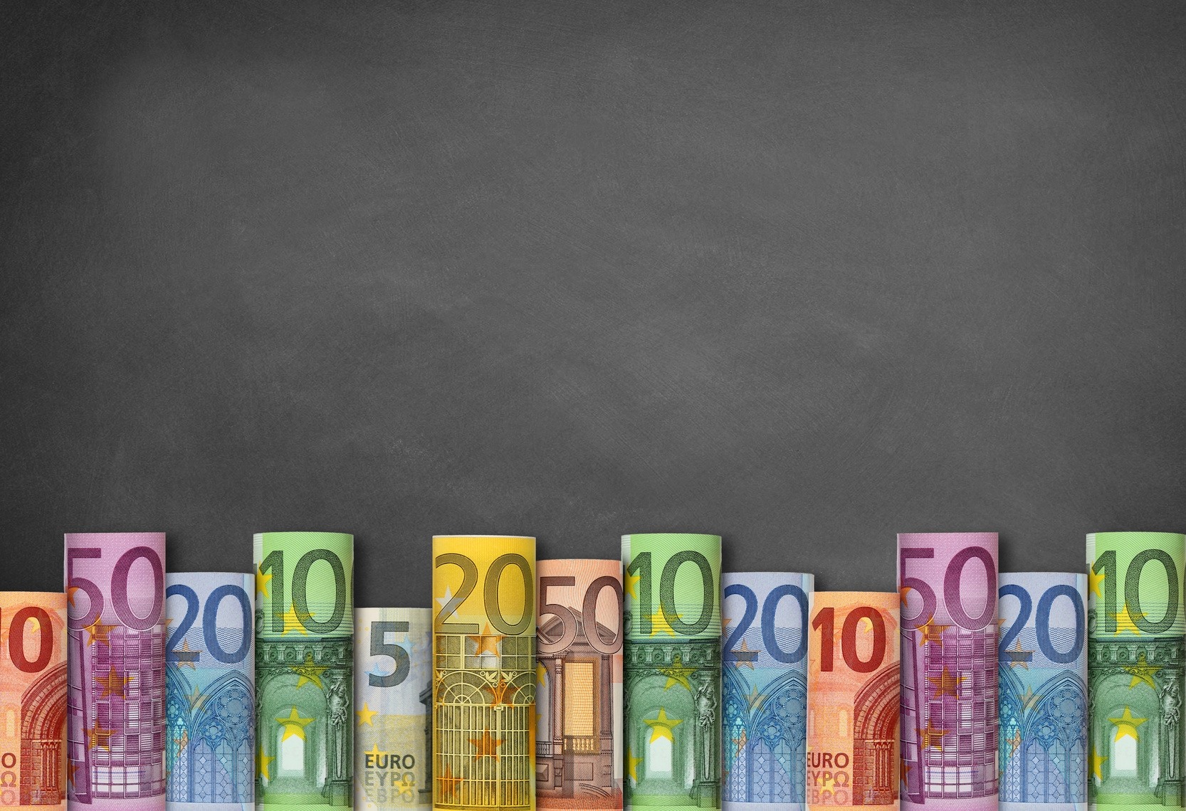Euro Banknoten / leerer Hintergrund Euro Banknoten / leerer Hintergrund