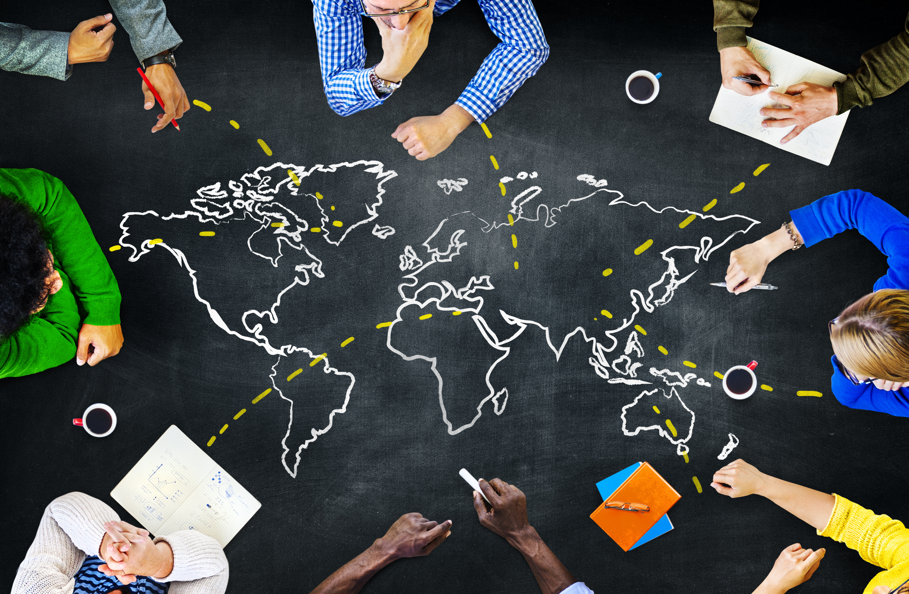 World Global Ecology International Unity Learning Concept World Global Ecology International Unity Learning Concept