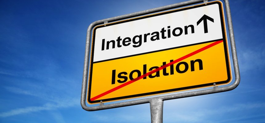 Integration / Isolation Schild