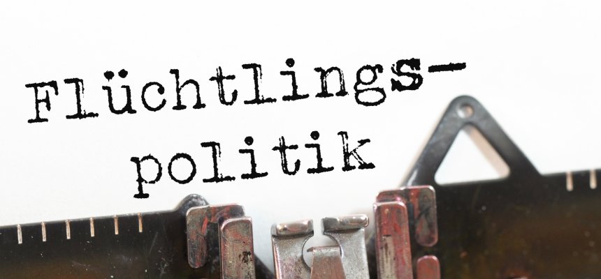 Flüchtlingspolitik Flüchtlingspolitik auf Wand