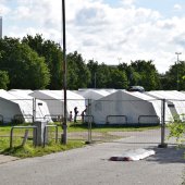 Notunterkunft für Flchtlinge