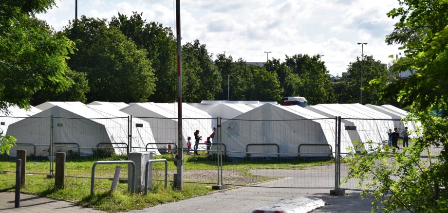 Notunterkunft für Flchtlinge