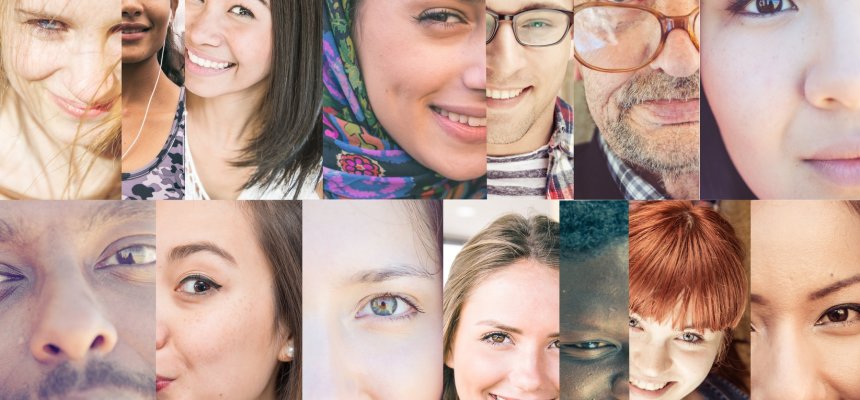 Gruppe Multikultureller Menschen