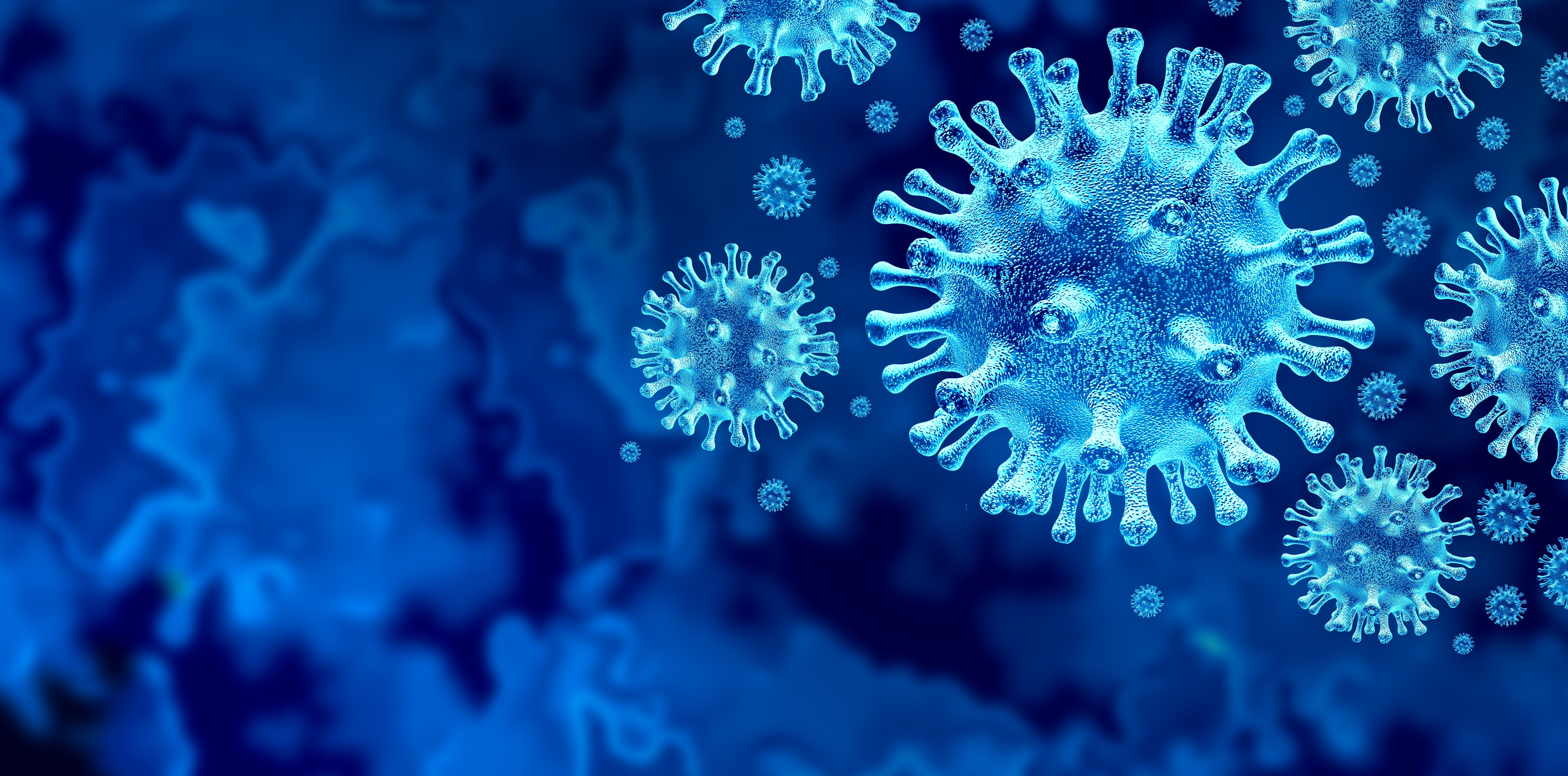 Coronavirus Blau
