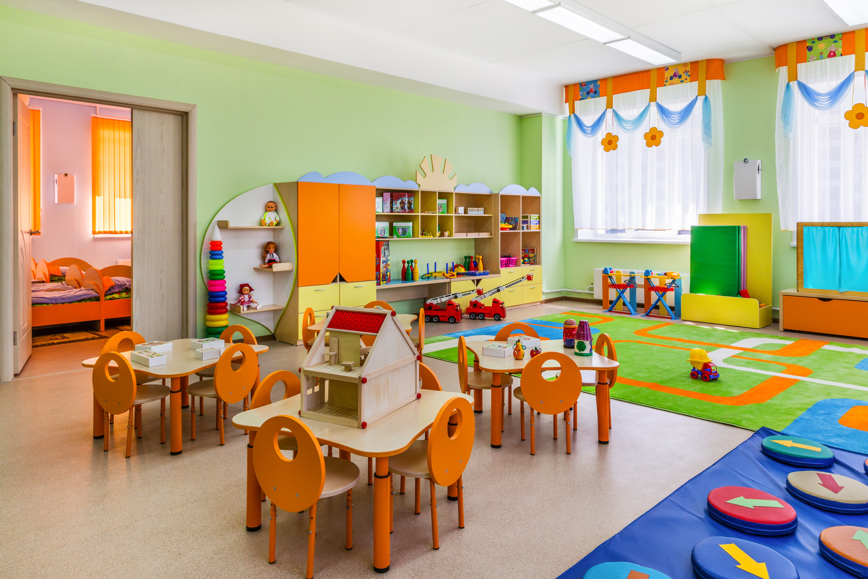 Kindergarten, Spiel Raum
