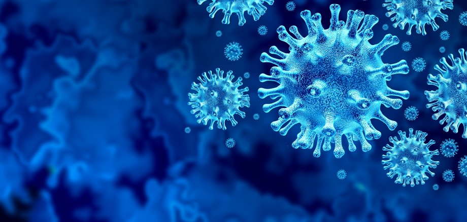 Coronavirus Blau