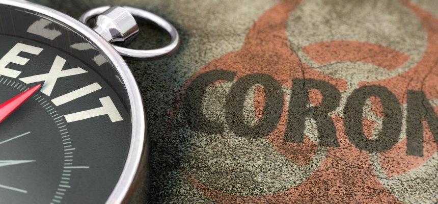 Corona Buchstaben, Text, Illustration, Symbolbild, Konzept