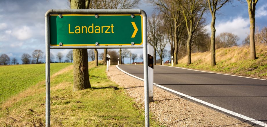 Schild - Landarzt