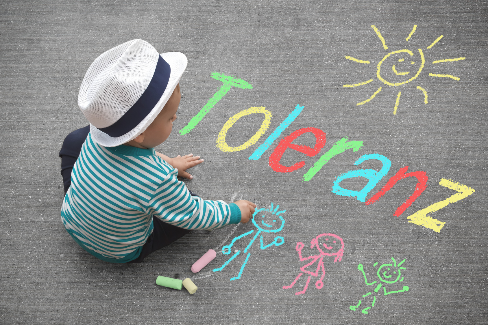 Kinderzeichnung - Toleranz Kinderzeichnung - Toleranz