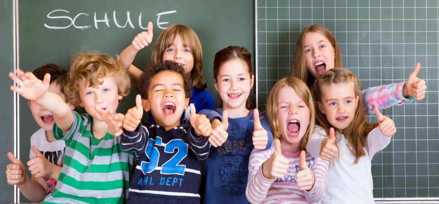 Einschulung Freude Kinder Schulkinder