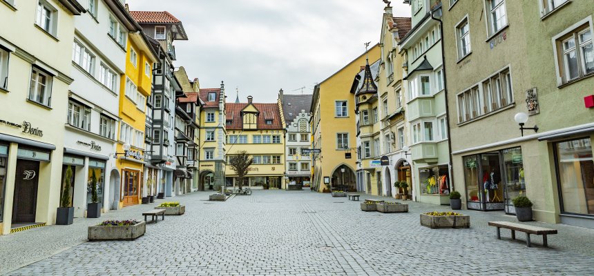 Lindau-Insel Altstadt Fußgängerzone Lindau-Insel Altstadt Fußgängerzone