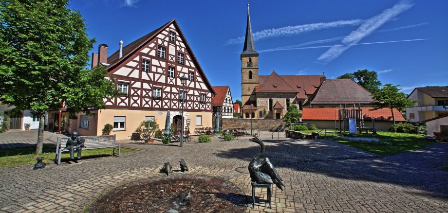 Dorfplatz in Kirchröttenbach