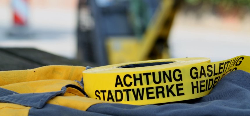 Absperrband Baustelle