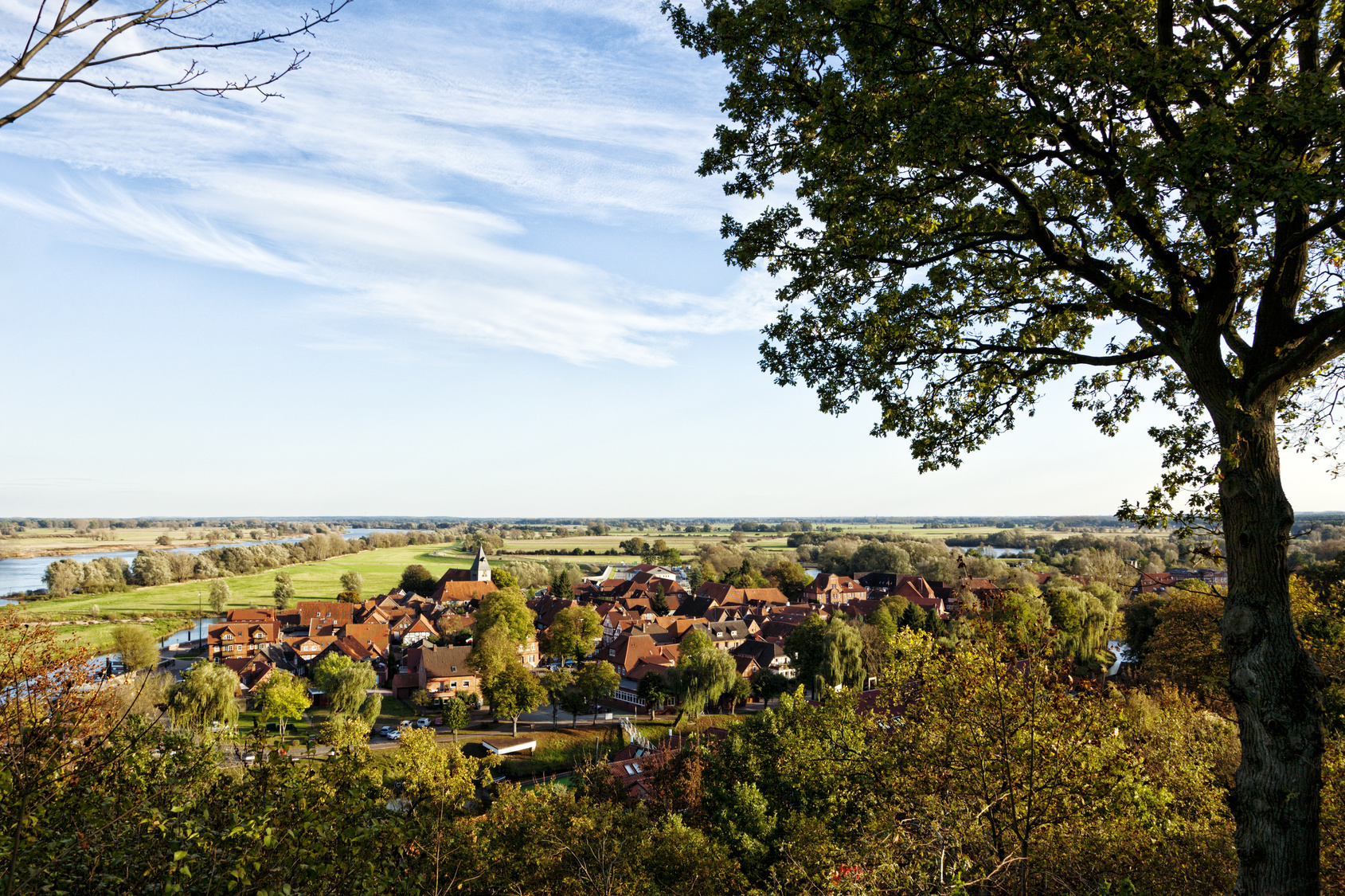 Hitzacker an der Elbe von oben Hitzacker an der Elbe von oben