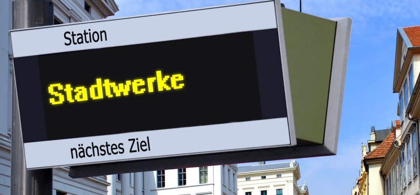Anzeigetafel - Stadtwerke