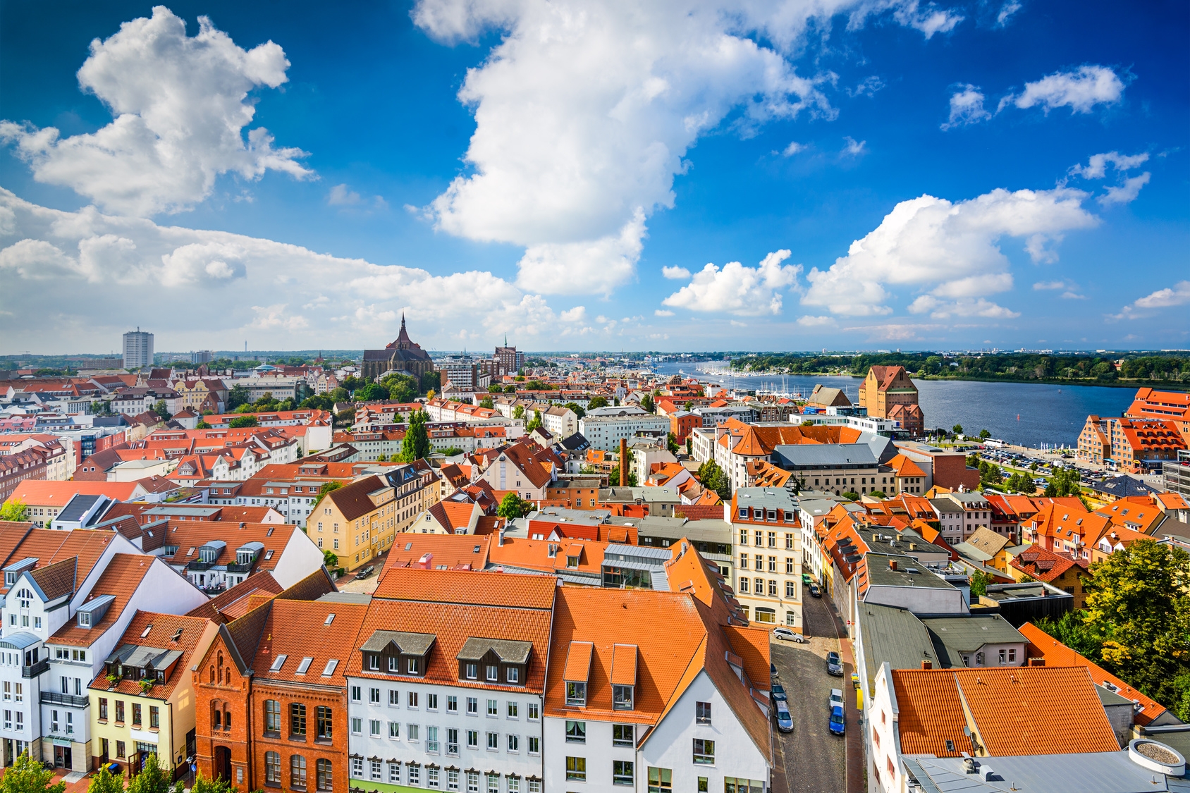 Rostock, Germany Skyline Rostock alte Skyline