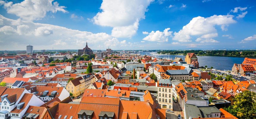 Rostock alte Skyline
