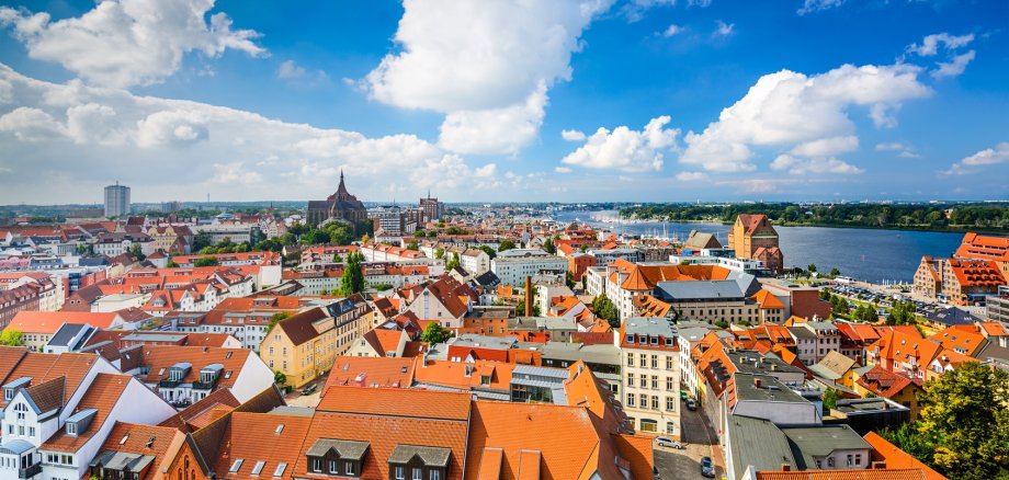 Rostock alte Skyline