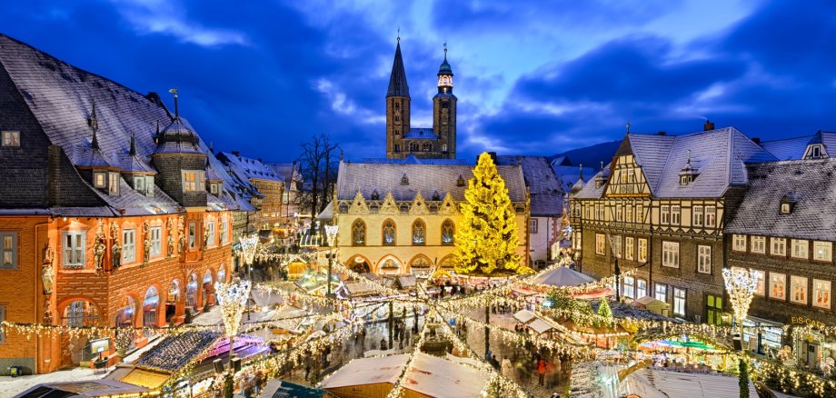 Weihnachtsmarkt in Goslar, Deutschland