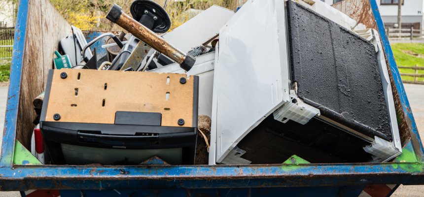 Elektroschrott Container