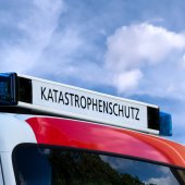 Einsatzfahrzeug des Katastrophenschutzes