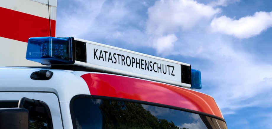 Einsatzfahrzeug des Katastrophenschutzes