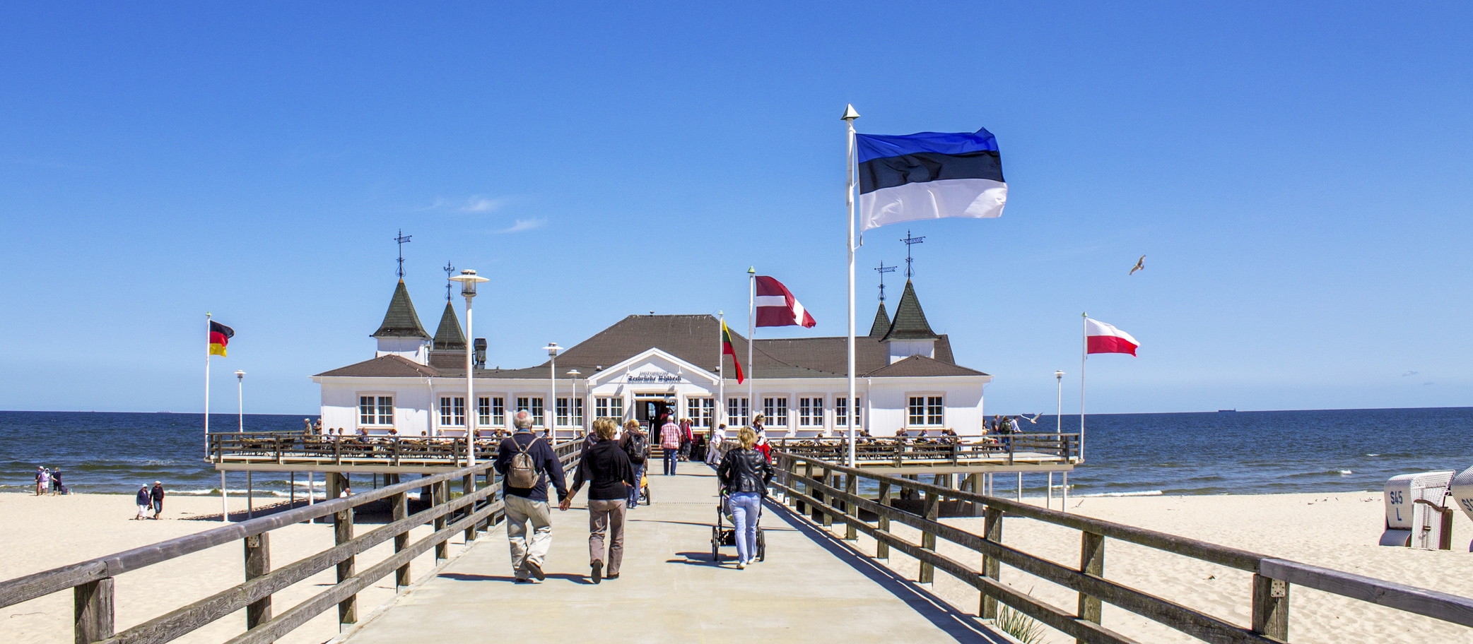 Ahlbeck, Seebrücke Steg