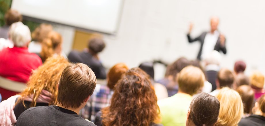 Publikum auf einer Konferenz