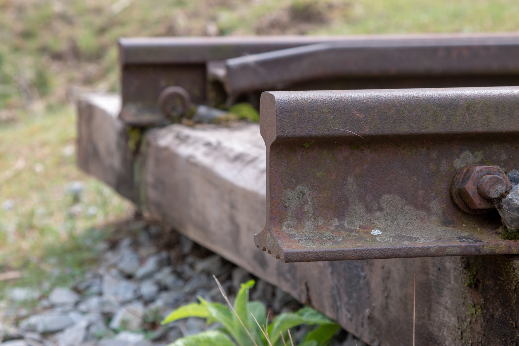 Stillgelegte Eisenbahn Strecke