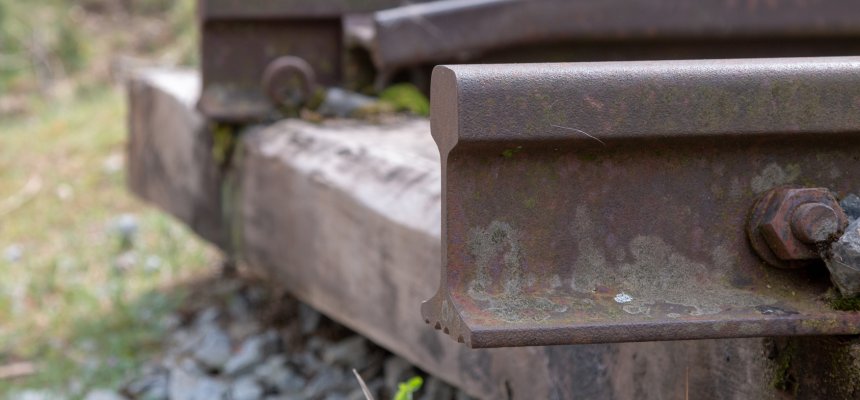 Stillgelegte Eisenbahn Strecke