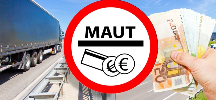 Mautgebühren - Schild