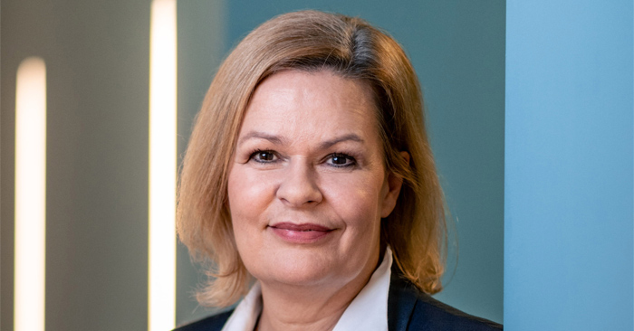 Bundesinnenministerin Nancy Faeser