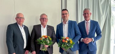 V. l. n. r.: Alexander Handschuh, Andreas Feller, Michael Dambacher, Steffen Jäger