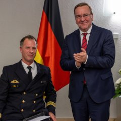 Ehrung der deutschen Mannschaft Invictus Games 2023