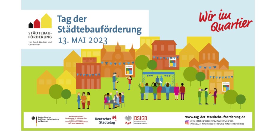 Illustration zum Tag der Städtebauförderung 2023