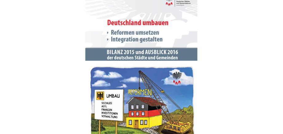 Titelbild der DStGB-Dokumentation: Bilanz 2015 und Ausblick 2016