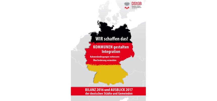 Titelbild der DStGB-Dokumentation: Bilanz 2017 und Ausblick 2017