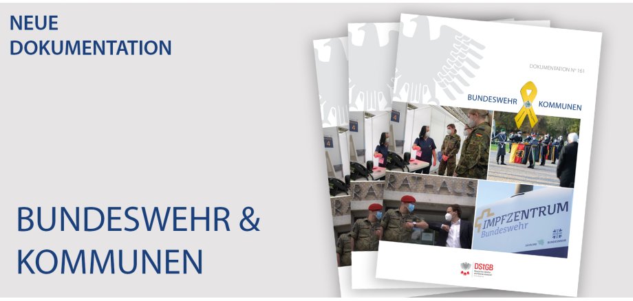 Titel der DStGB Dokumentation Nr 161 "Bundeswehr und Kommunen"