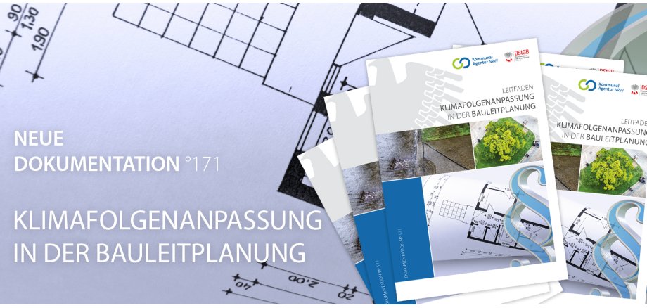 Titelbild der DStGB-Dokumentation Nr. 171: Klimafolgenanpassung in der Bauleitplanung