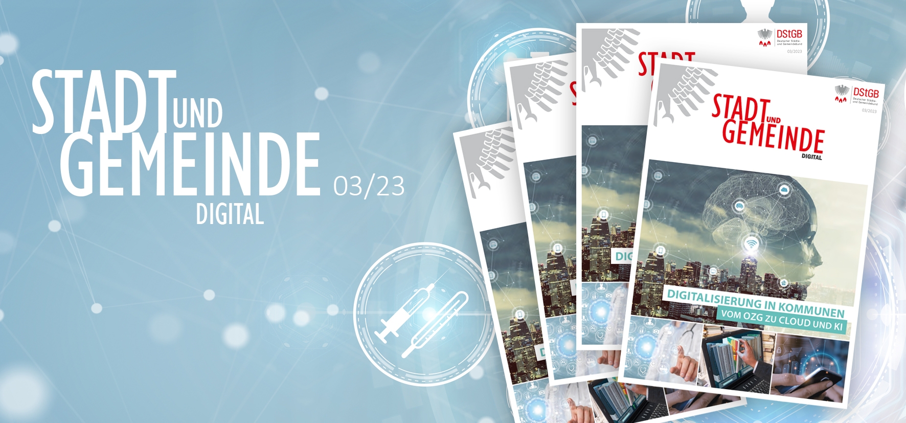 Ausgabe Nr. 03-2023 der DStGB-Zeitschrift Stadt und Gemeinde digital